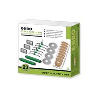 E-HAO Parti di ricambio per aspirapolvere iRobot Roomba Plus 405 Vac, Plus 505 Combo. Kit Accessori con 8 Sacchetti Polvere, 2 Rulli Gommati, 4 Panni Mop, 3 Filtri HEPA, 6 Spazzole Laterali