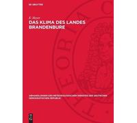 E Heyer Das Klima Des Landes Brandenbure (Copertina rigida)