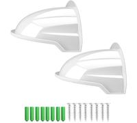 E-HORDE 2 Pezzi Scudo di Copertura Antipioggia per Telecamera di Sicurezza Universale, Copertura per telecamera di sorveglianza CCTV,ABS Tettuccio Protettivo per Telecamera Bullet e Dome