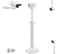 E-HORDE Staffa di Montaggio 30cm-60cm Estensibile per Telecamera di Sicurezza, Universali Regolabile Staffa Palo di Montaggio a Soffitto di Alluminio
