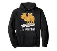 È Hump Day! Divertente Camel Humpday mercoledì Meme Citazione Scherzo Felpa con Cappuccio