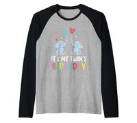 È Il Compleanno del Mio gemello, Gemelli Carini festeggiano Maglia con Maniche Raglan