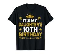 È il decimo compleanno di mia figlia Buon compleanno 10 anni Maglietta