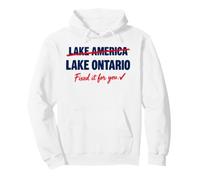 È Il Lago Ontario, Non Il Lago Americano, ha Risolto Il Design Felpa con Cappuccio