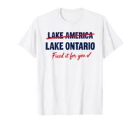 È Il Lago Ontario, Non Il Lago Americano, ha Risolto Il Design Maglietta