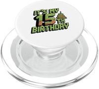 È il mio 15° compleanno - Pixel Graphic - Craft Birthday Party PopSockets PopGrip per MagSafe