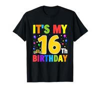 È Il Mio 16° Compleanno Regali per Bambini di 16 Anni Ragazzi e Ragazze Maglietta