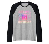 È il mio 18° compleanno a tema farfalla, ragazza da festa di 18 anni Maglia con Maniche Raglan