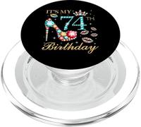 È il mio 74esimo compleanno Carina regina del compleanno di 74 anni PopSockets PopGrip per MagSafe
