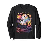 È Il Mio 8° Compleanno Unicorno Maglia a Manica