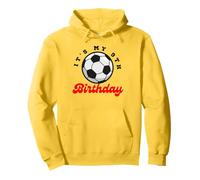 È il mio 9° compleanno giocatore di calcio 9 ° compleanno Felpa con Cappuccio