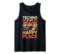 È Il Mio Amante Della Musica Happy Place Dj Cuffie Canotta