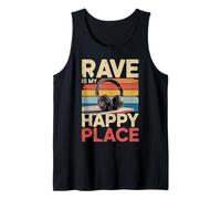 È Il Mio Amante Della Musica Happy Place Dj Cuffie Canotta