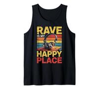È Il Mio Amante Della Musica Happy Place Dj Cuffie Canotta