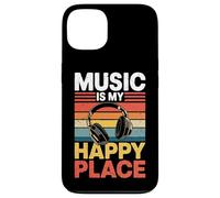 È Il Mio Amante Della Musica Happy Place Dj Cuffie Custodia per iPhone 13