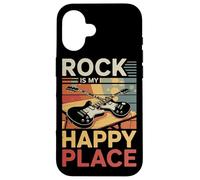 È Il Mio Amante Della Musica Happy Place Dj Cuffie Custodia per iPhone 16