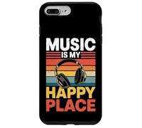 È Il Mio Amante Della Musica Happy Place Dj Cuffie Custodia per iPhone 7 Plus/8 Plus