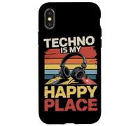 È Il Mio Amante Della Musica Happy Place Dj Cuffie Custodia per iPhone X/XS