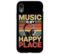 È Il Mio Amante Della Musica Happy Place Dj Cuffie Custodia per iPhone XR