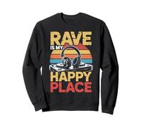 È Il Mio Amante Della Musica Happy Place Dj Cuffie Felpa