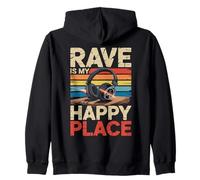 È Il Mio Amante Della Musica Happy Place Dj Cuffie Felpa con Cappuccio