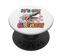 È il mio compleanno calamaro gigante PopSockets PopGrip Adesivo
