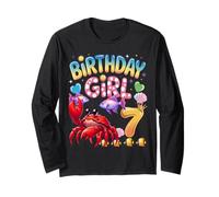 È Il Mio Compleanno Carino Granchio di Colore Rosso Maglia a Manica