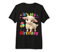 È Il Mio Compleanno, Pecore, Donne, Ragazze Felici Maglietta Premium
