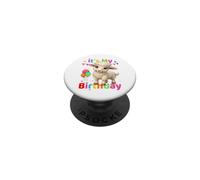 È il mio compleanno, pecore, donne, ragazze felici PopSockets PopGrip Adesivo