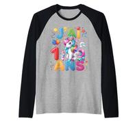 È Il Mio Compleanno per Ragazze, Festa di Dabbing con unicorni Maglia con Maniche Raglan