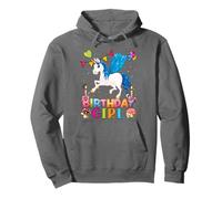 È Il Mio Compleanno Unicorno per Ragazze Unicorno Compleanno Ragazza Felpa con Cappuccio