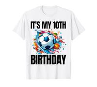 È il mio decimo compleanno giocatore di calcio 10 ° compleanno Maglietta