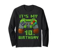 È Il Mio decimo Compleanno Videogiocatore, 10° Compleanno Maglia a Manica