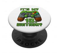È il mio decimo compleanno Videogiocatore, 10° compleanno PopSockets PopGrip Adesivo