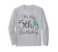 È il mio giocatore di calcio per il 5° compleanno Maglia a Manica