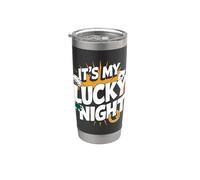 È il mio gioco d'azzardo Lucky Night Casino Bicchiere termico in acciaio inox doppia parete