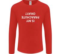 È il Mio Paracadute Okay? Paracadutismo Para 1 2 3 Uomo Maniche