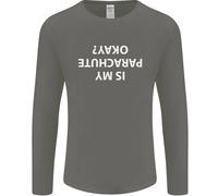 È il Mio Paracadute Okay? Paracadutismo Para 1 2 3 Uomo Maniche