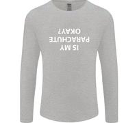 È il Mio Paracadute Okay? Paracadutismo Para 1 2 3 Uomo Maniche