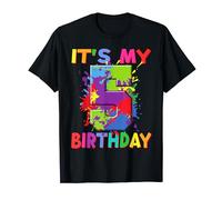 È il mio quinto compleanno. Cinque auguri ragazzi e ragazze Maglietta
