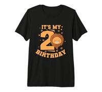 È Il Mio Secondo Compleanno, Bambina Leone, Ragazza Maglietta Premium