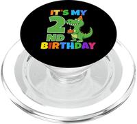 È il mio secondo compleanno Dinosauro T-Rex Bambino di 2 anni divertente PopSockets PopGrip per MagSafe