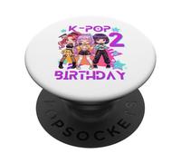 È il mio secondo compleanno La simpatica ragazza del secondo compleanno di Chibi Kpop PopSockets PopGrip Adesivo