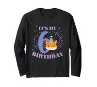 È Il Mio Sesto Compleanno Fox Child Girl Maglia a Manica