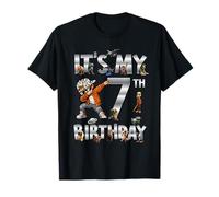 È Il Mio settimo Compleanno, Dabbing Boy Italian Brain Red Meme Maglietta