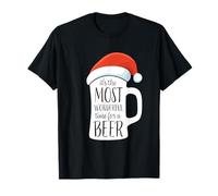 È Il Momento più Meraviglioso per Un Drink di Natale alla Birra Maglietta