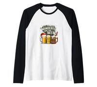 È Il Momento più Meraviglioso per Una Beer Merry Drink Maglia con Maniche Raglan