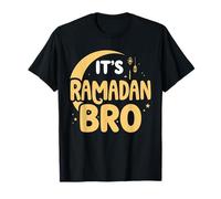 È Il Ramadan Fratello Felice Digiuno Islamico Mezzaluna Musulmano Maglietta