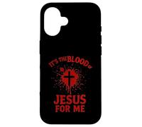 È il Sangue di Gesù per Me Croce Sanguinosa Fede Vangelo Custodia per iPhone 16