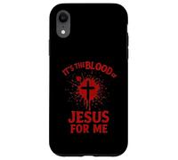 È il Sangue di Gesù per Me Croce Sanguinosa Fede Vangelo Custodia per iPhone XR